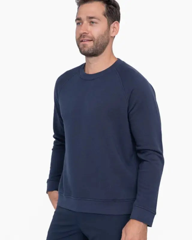 Cotton Blend Classic Crewneck