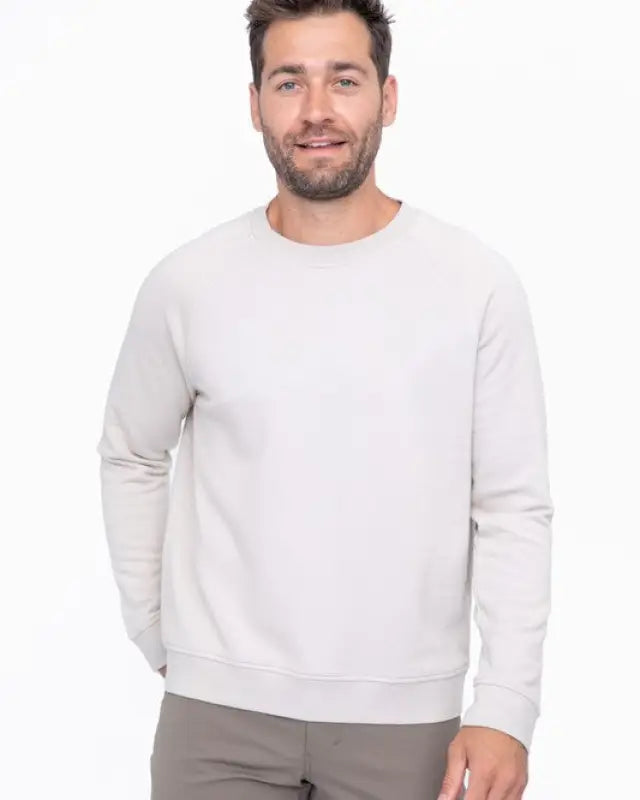 Cotton Blend Classic Crewneck