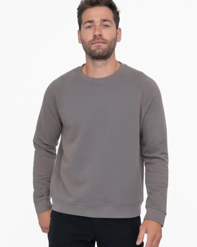 Cotton Blend Classic Crewneck