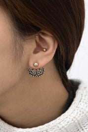 Couture Ear Jacket Earrings - Gold / Os - Rings