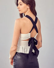 Criss Cross Back Top