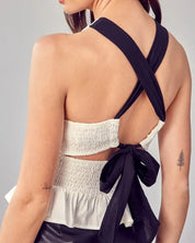 Criss Cross Back Top