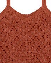 Crochet knit tank