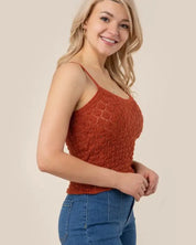 Crochet knit tank