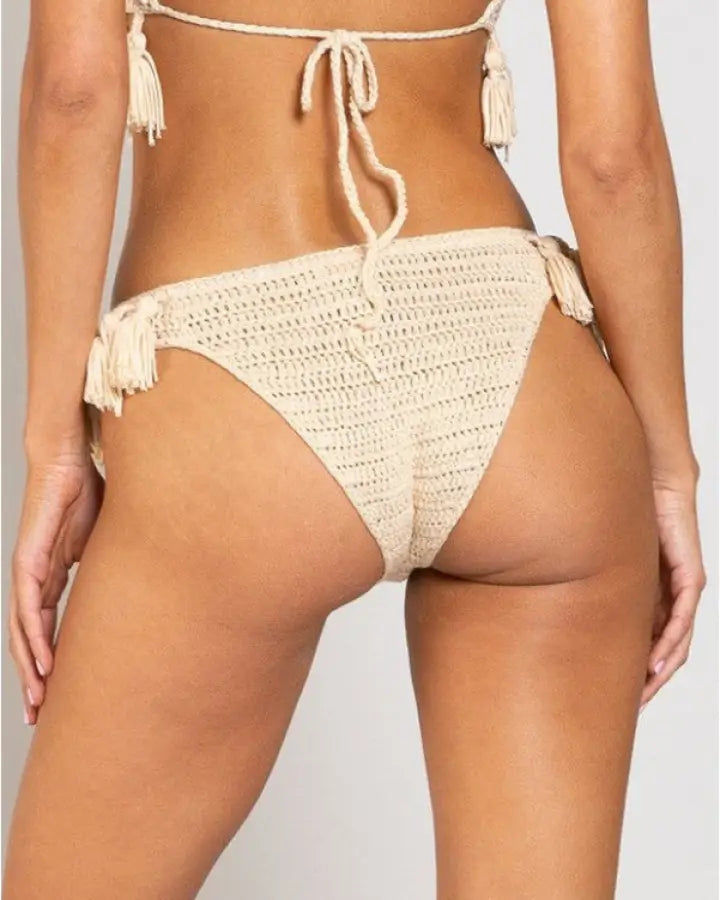 Crocheted Tassel Bikini Bottoms