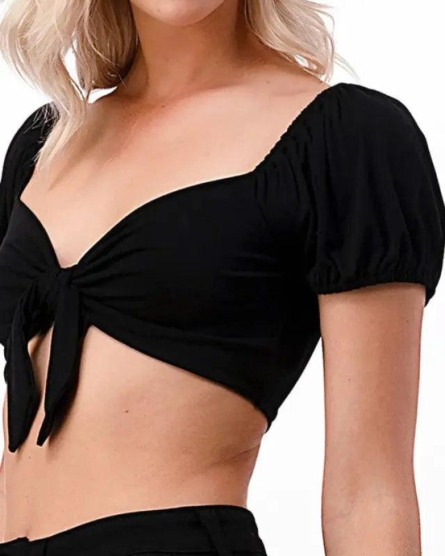 CROSS STRAP CROP TOP