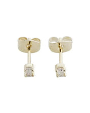 Crystal Baguette Studs