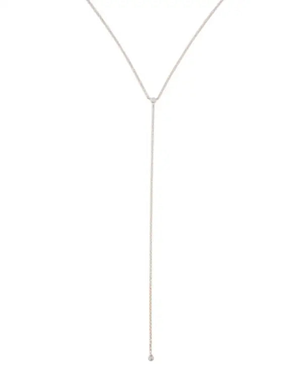 Crystal Lariat Necklace