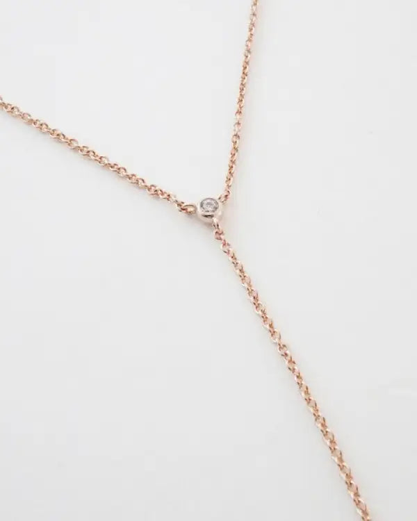 Crystal Lariat Necklace