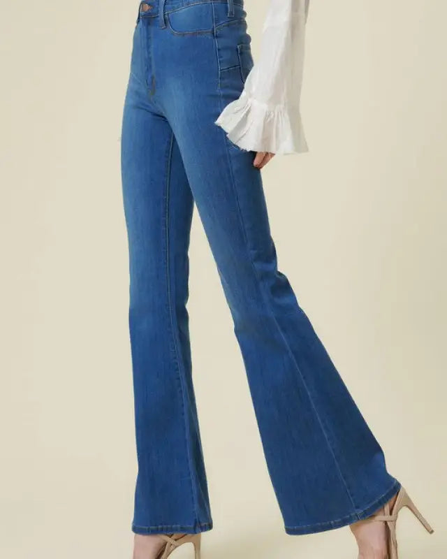 Curvy Flare Jeans - Jeans