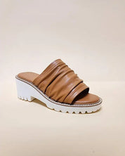 D-AITANA-PLATFORM SANDALS - TAN / 6