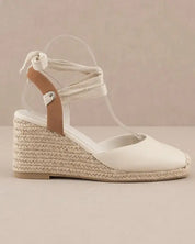 D-ALONDRA-ESPADRILLE LACE UP WEDGE