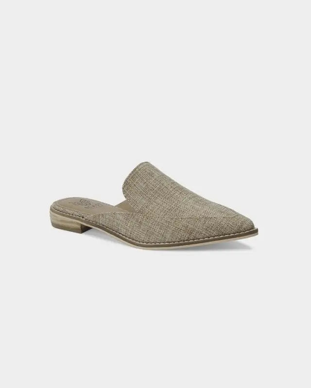 D-GRIM-10W-Flat Sandals Mule - TAUPE / 6