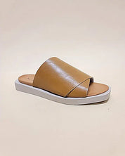 D-JASPER-CASUAL SLIDE SANDALS - CAMEL / 6