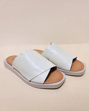 D-JASPER-CASUAL SLIDE SANDALS - NUDE / 6