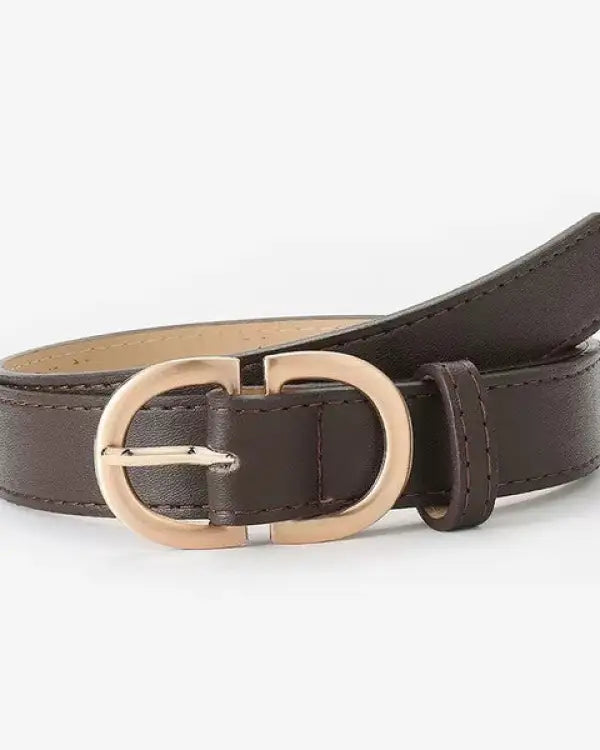 D-Ring Belt - Dark Brown / OneSize