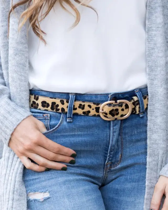 D-Ring Belt - Leopard / OneSize