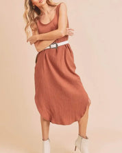 Daisy Dress - TERRACOTTA / S