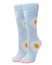 Daisy - Women’s fuzzy crew socks multicolor / WS