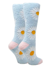 Daisy - Women’s fuzzy crew socks multicolor / WS