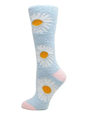 Daisy - Women’s fuzzy crew socks multicolor / WS