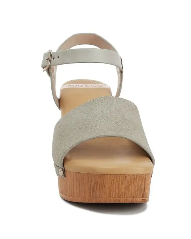 Daniela Suede High Block Sandals