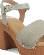 Daniela Suede High Block Sandals