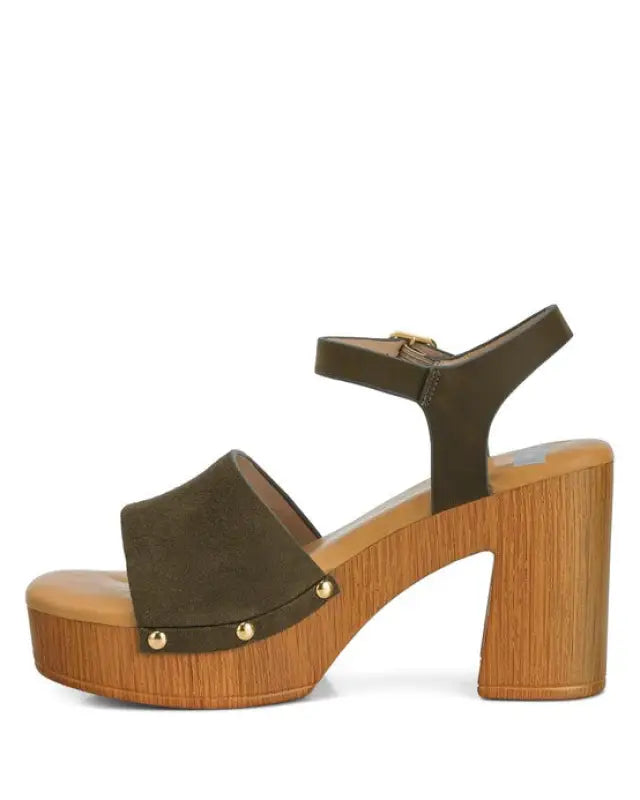 Daniela Suede High Block Sandals