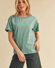 Danni Tee - SEAFOAM / S