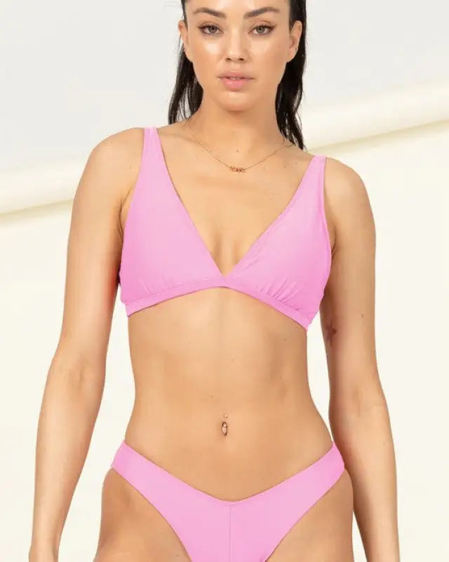 Days With You Two - Piece Bikini Set - TAFFY PINK / S