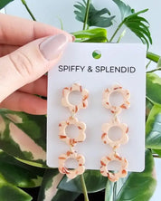 Delilah Earrings - Peach - Peach / OneSize