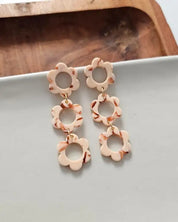 Delilah Earrings - Peach - Peach / OneSize