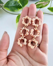 Delilah Earrings - Peach - Peach / OneSize