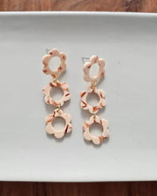 Delilah Earrings - Peach - Peach / OneSize