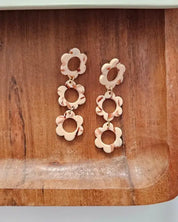 Delilah Earrings - Peach - Peach / OneSize