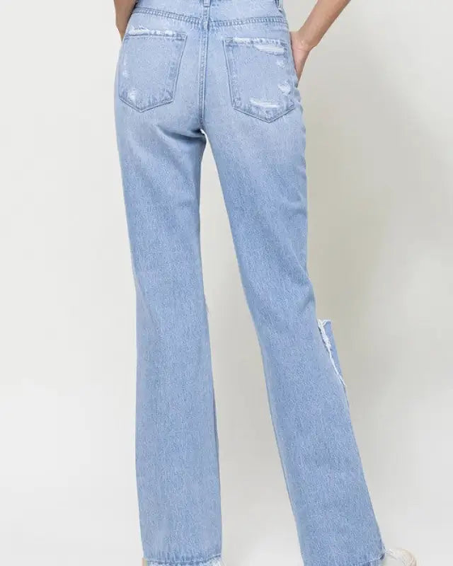 Destroyed Relaxed Fit Jeans - Jeans