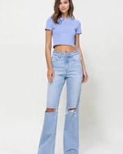 Destroyed Relaxed Fit Jeans - Jeans