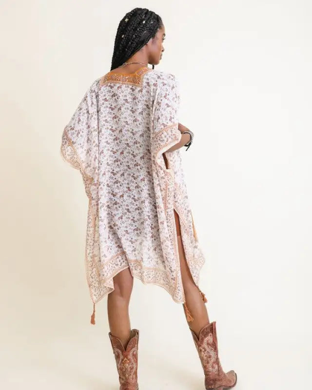 Ditsy Floral Paisley Kimono