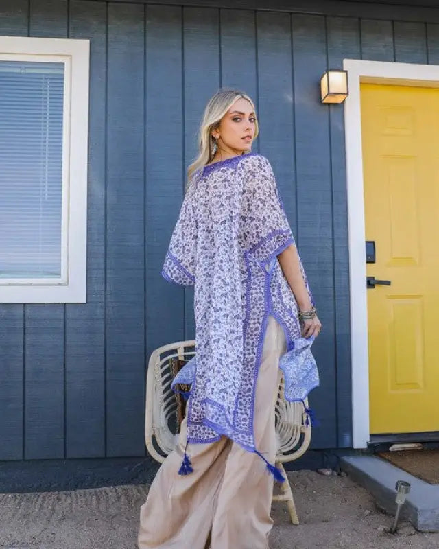 Ditsy Floral Paisley Kimono