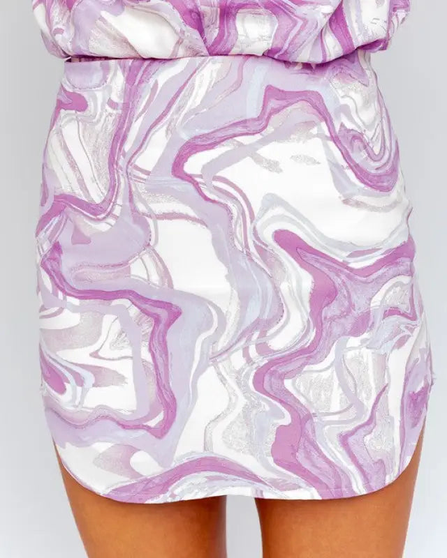 Dolphin Hem Mini Skirt