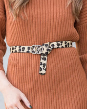 Double O-Ring Belt - Leopard / OneSize