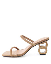 DOWNTOWN EXPERIMENT HEEL SLIDE SANDALS