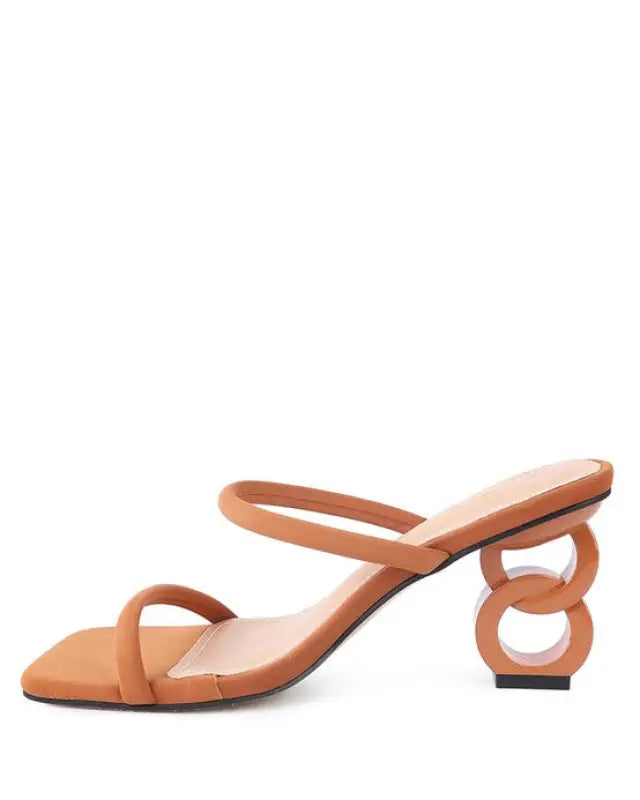 DOWNTOWN EXPERIMENT HEEL SLIDE SANDALS