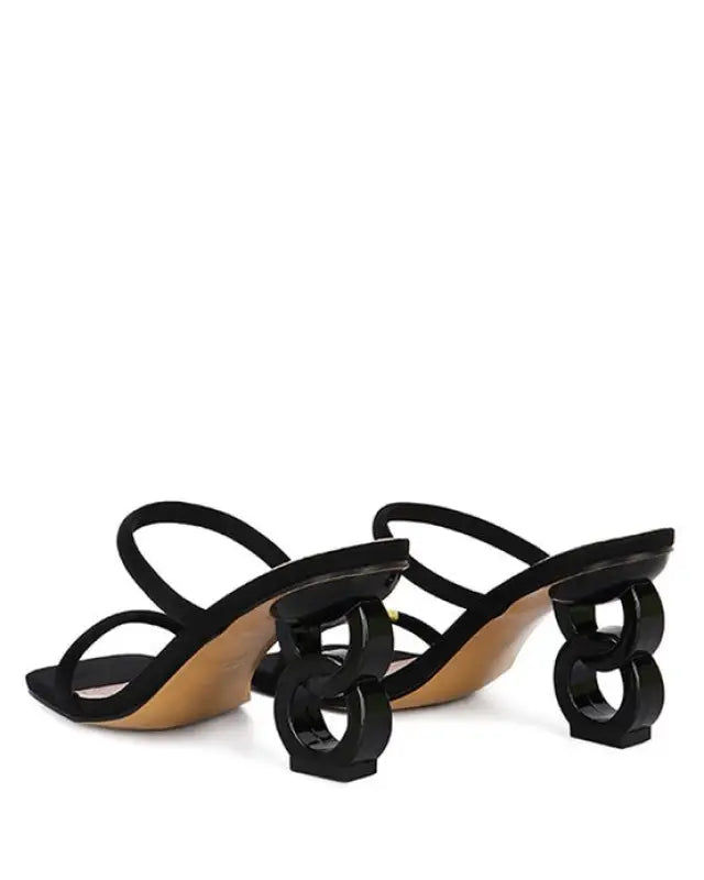 DOWNTOWN EXPERIMENT HEEL SLIDE SANDALS