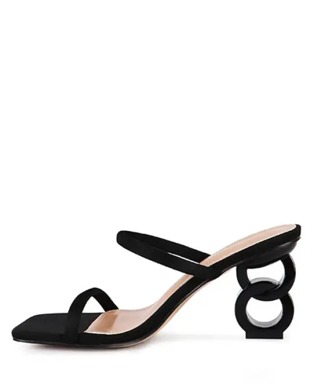 DOWNTOWN EXPERIMENT HEEL SLIDE SANDALS