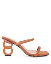 DOWNTOWN EXPERIMENT HEEL SLIDE SANDALS