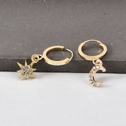 Eclipse Earrings - Gold / OS