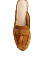 Edmanda Tassle Leather Mules