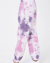 ELASTIC WAIST TIE DYE JOGGERS