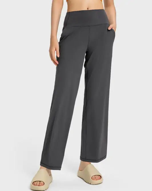 Ella Active Pants with Pockets - Charcoal / 4